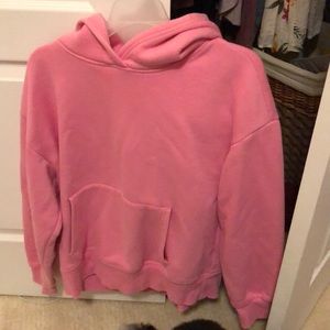 H&M plain pink hoodie